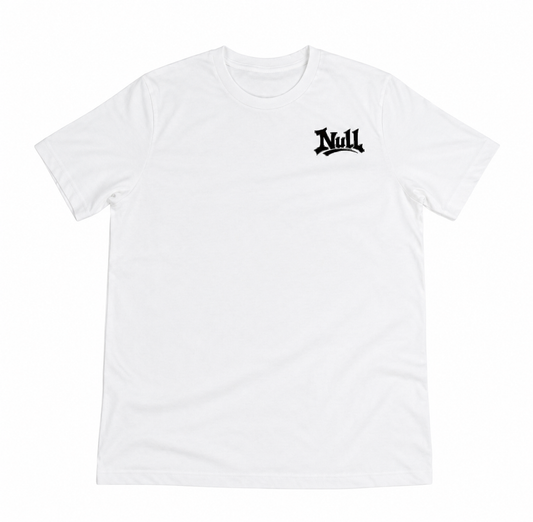NULL Designs single logo tee, 220 GSM heavyweight cotton