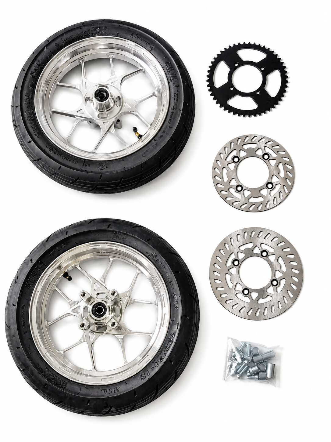 Tuitto yozma CHROME Super motos (12inch)