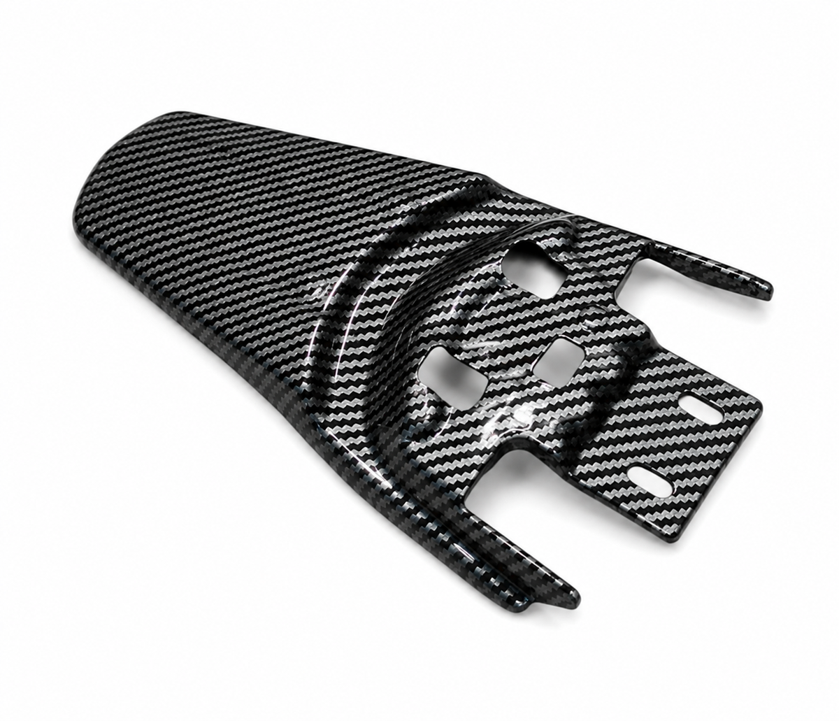 Carbon fiber look rear seat fender for the Surron Light Bee X