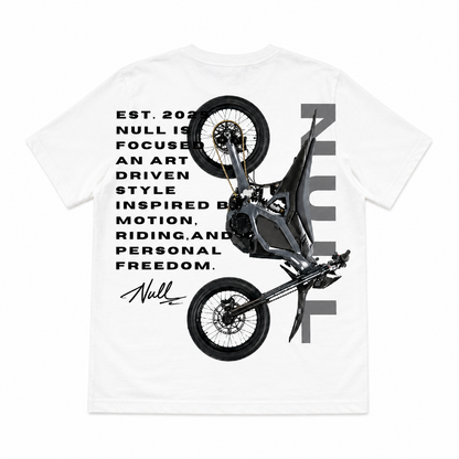 NULL Designs Surron Ultra Bee graphic tee, 220 GSM heavyweight cotton