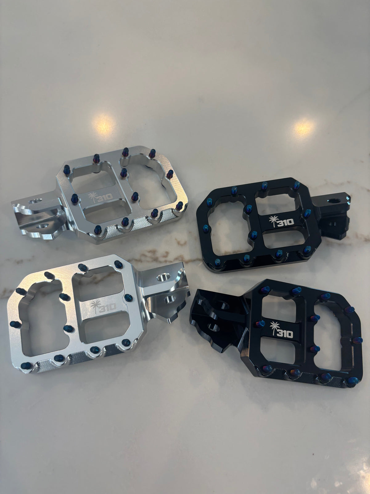 Ultra Wide E-Moto Pegs (with titanium pins) Ships same or next day