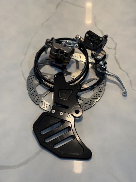 Ultra Bee style rear brake kit for the Surron LBX and E Ride Pro