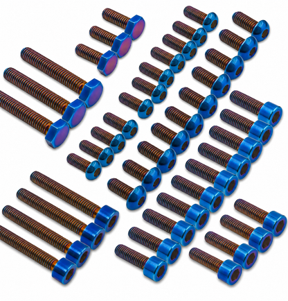 Titanium bolt kit for the Super 73 ebike